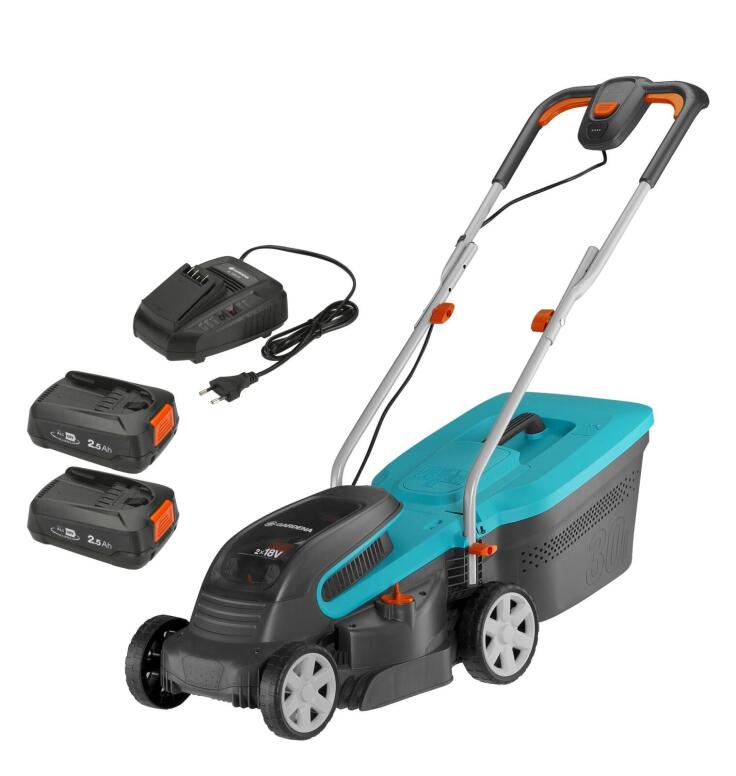 Gardena kosačka PowerMax 32/36V P4A - súprava