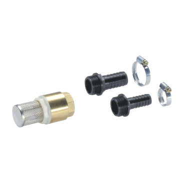 Sací filter so spätnou klapkou 3/4" + 1" kovový
