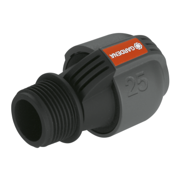 Spojka 25 mm x vonkajší závit 1"